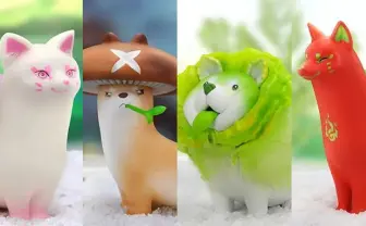 大人気イラスト「おやさい妖精」シリーズ、フィギュア化 中国クラファンで2億3千万円集める