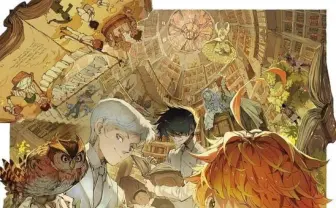 「約束のネバーランド展」にリアルな鬼の面　原作者持ち込みのネームも展示