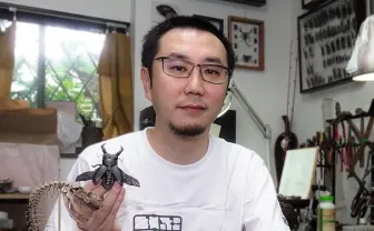 「情熱大陸」に超絶技巧の自在置物作家 満田晴穂 金属工芸の虫がかっこいい