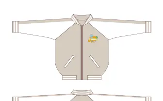 モルカー刺繍スカジャン!ニンジンを胸に、ポテトを背中にプーイプイ