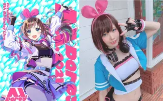 キズナアイとえなこ、5周年ライブで共演　次元を超えて一緒に歌う