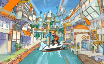 『映像研』大童澄瞳描き下ろし！ 本田翼出演CMに“最強の世界“を垣間見る