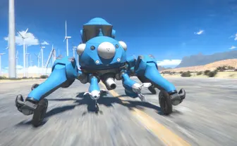 『攻殻機動隊 SAC_2045』一回りコンパクトなタチコマ　Twitterで絵文字に