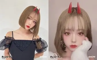 『チェンソーマン』パワーにSNOWで変身じゃ！ ファイルーズあい「ウヌらも遊んで」