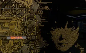 Netflix『攻殻機動隊 SAC_2045』基板グラフィック、都内の壁一面をジャック