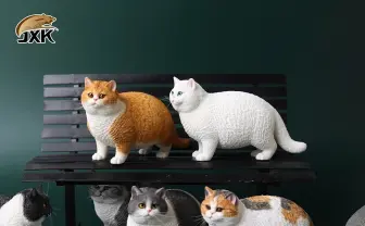 中国語読めなくても分かる『肥猫』フィギュア　ふくよか猫に癒される