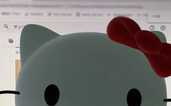 サンリオキャラがGoogle検索でAR表示　でっかいキティさんが現れたぞ