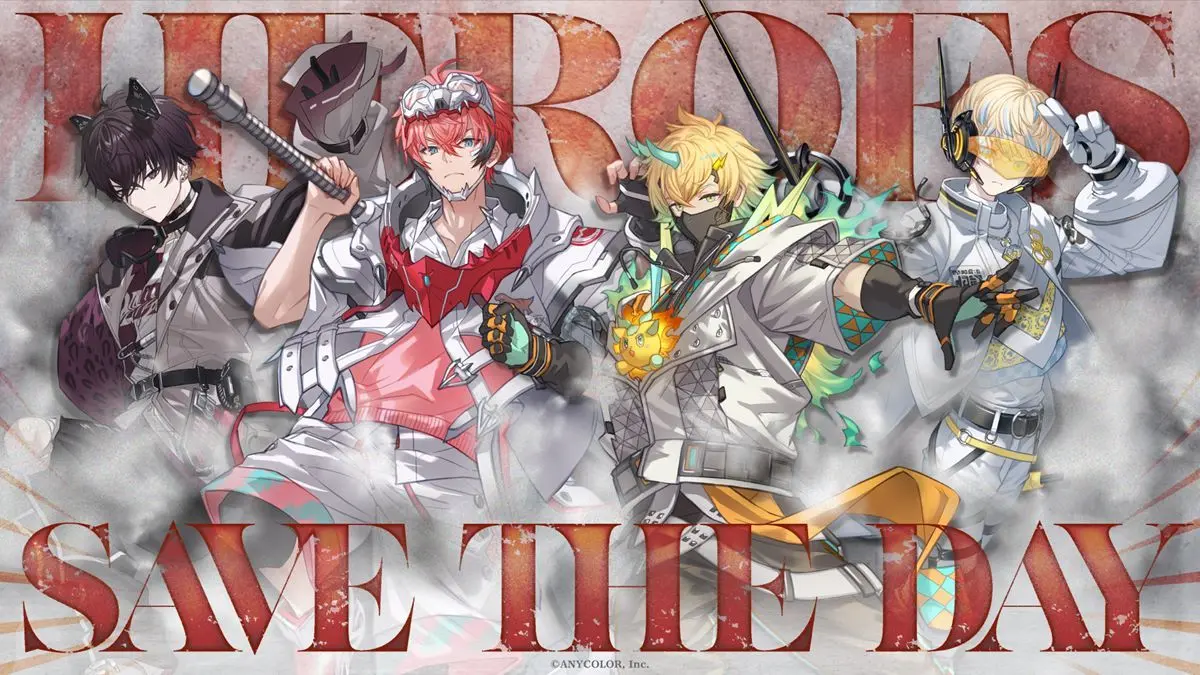 にじさんじ、新たなVTuberはヒーロー4人組　個別の変身デバイスも気になる.jpg