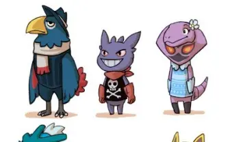 可愛すぎるよおおお!  ポケモン×どうぶつの森のイラストが話題に