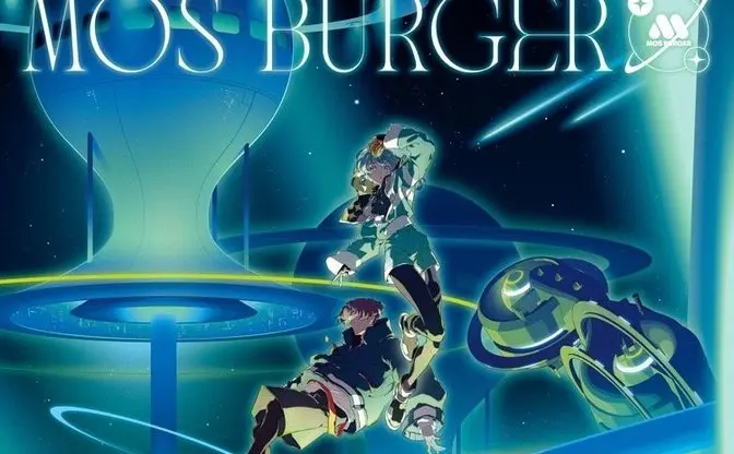 星街すいせい×TAKU INOUE、モスバーガーに来た！ 月がテーマのコラボアニメ公開