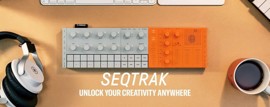 YAMAHA、音楽制作ギア「SEQTRAK」発売　ドラムマシンやシンセ等、もろもろ入って5万円台