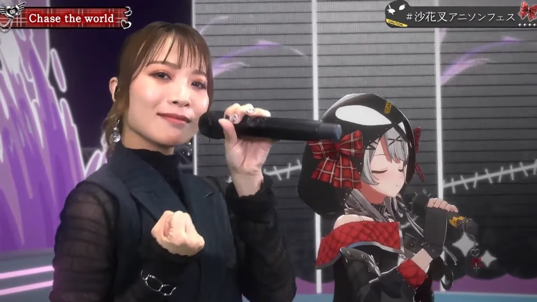 ホロライブ沙花叉クロヱ、歌手May'nとデュエット アニソン尽くし