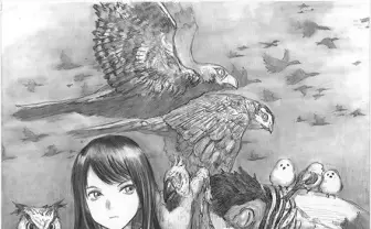 イラストレーター・安倍吉俊さんが描き下ろした『serial