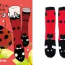 てんとう虫（ナナホシテントウ）の靴下／画像は商品ページより