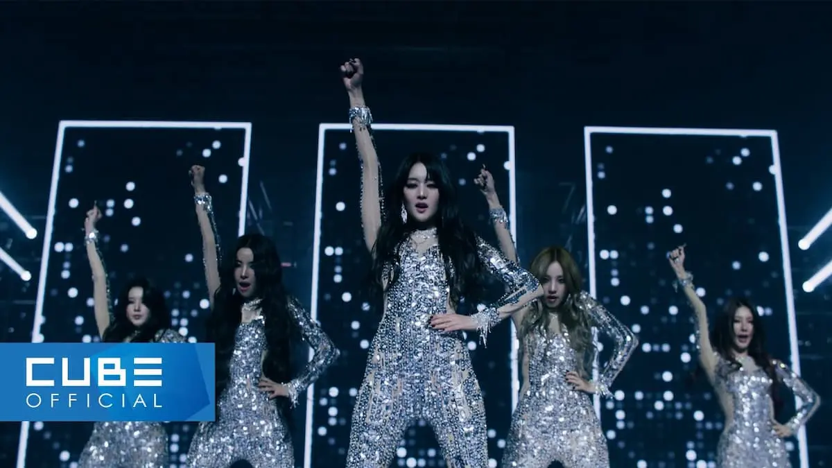 (G)I-DLE「Super Lady」／記事中の画像はすべてMVのスクリーンショット