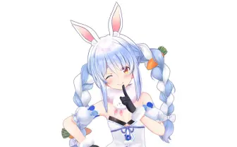 ホロライブ兎田ぺこら『ちゃお』に初登場　少女漫画風のシールが付録