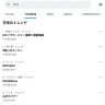 2月19日15時過ぎ頃のXのトレンド欄