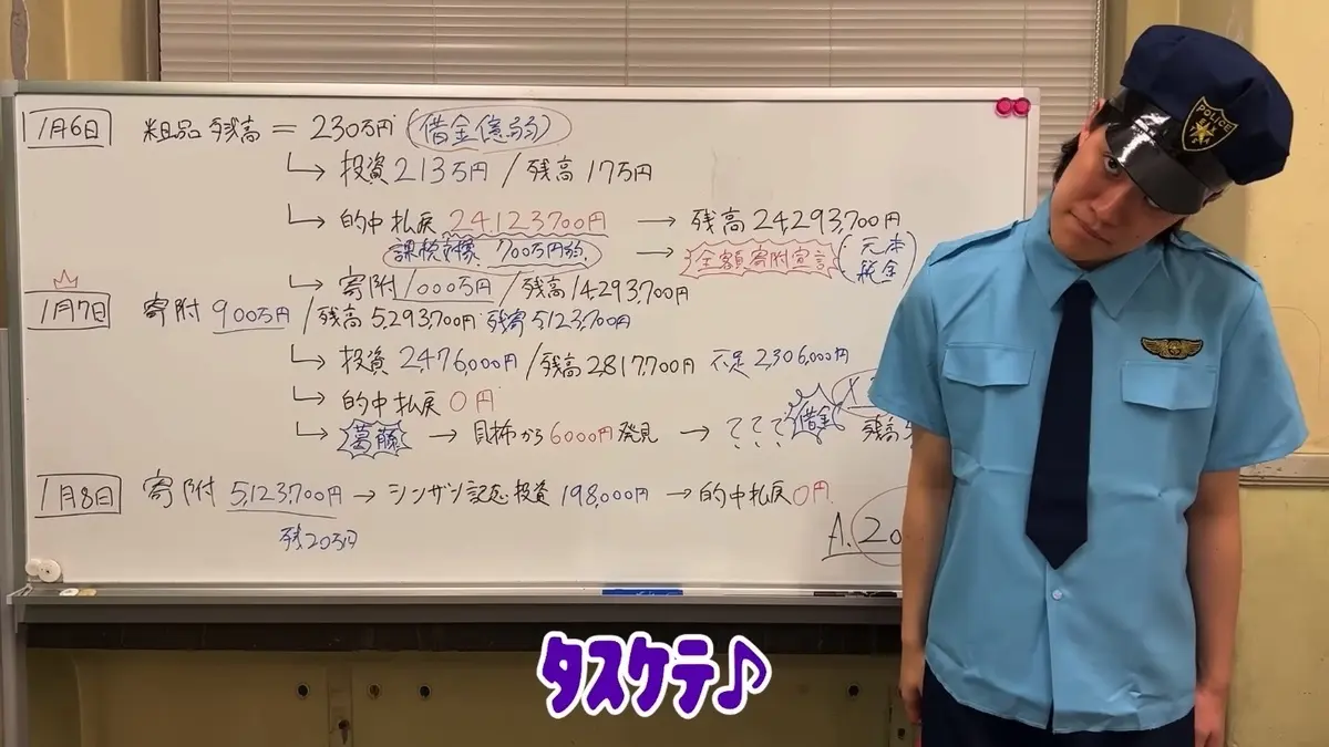 動画「粗品2400万円寄付事件を徹底解説【正月競馬#3】」／画像はすべて本動画から