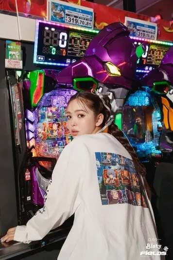 CALNAMUR エヴァンゲリオンTシャツ 黒 藤田ニコル パチンコ
