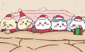 『ちいかわ』とアリアナ・グランデがコラボ 「Santa Tell Me」MVをアニメで再現