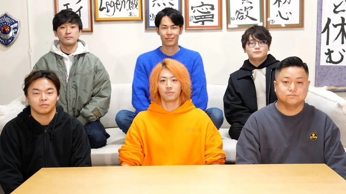 活動再開を発表した動画「6人からみんなへ」／画像は本動画から