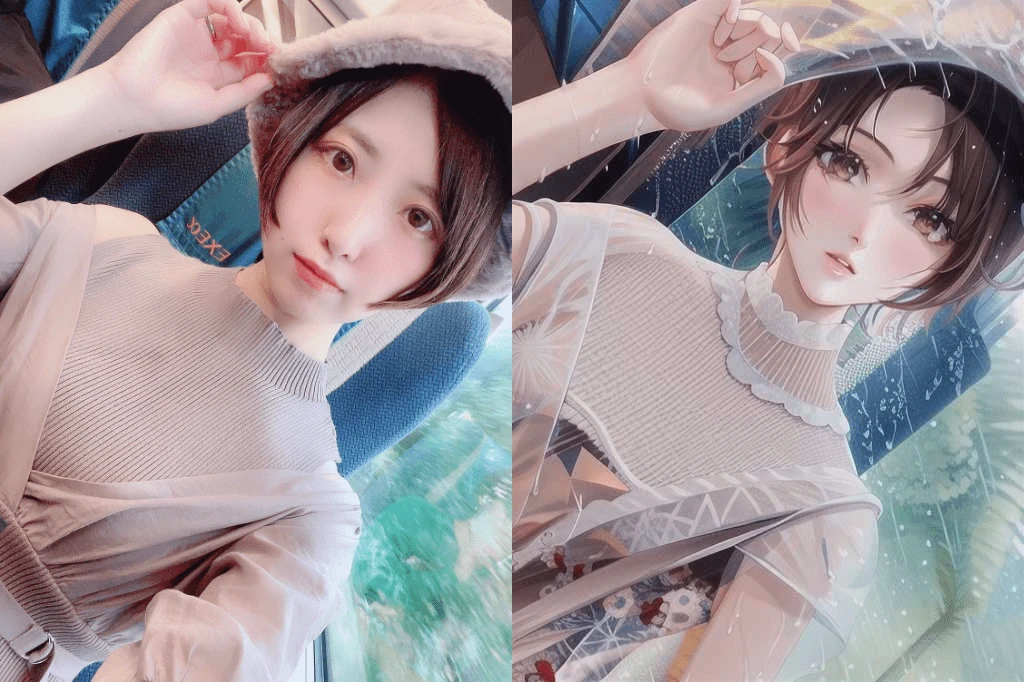 自撮り写真を超簡単にアニメキャラ化! アプリ「Meitu」AIイラストの使い方