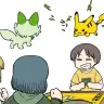 あらゐけいいちさん制作の「バトルアカデミー」紹介アニメの一場面／画像はポケモン公式Xより