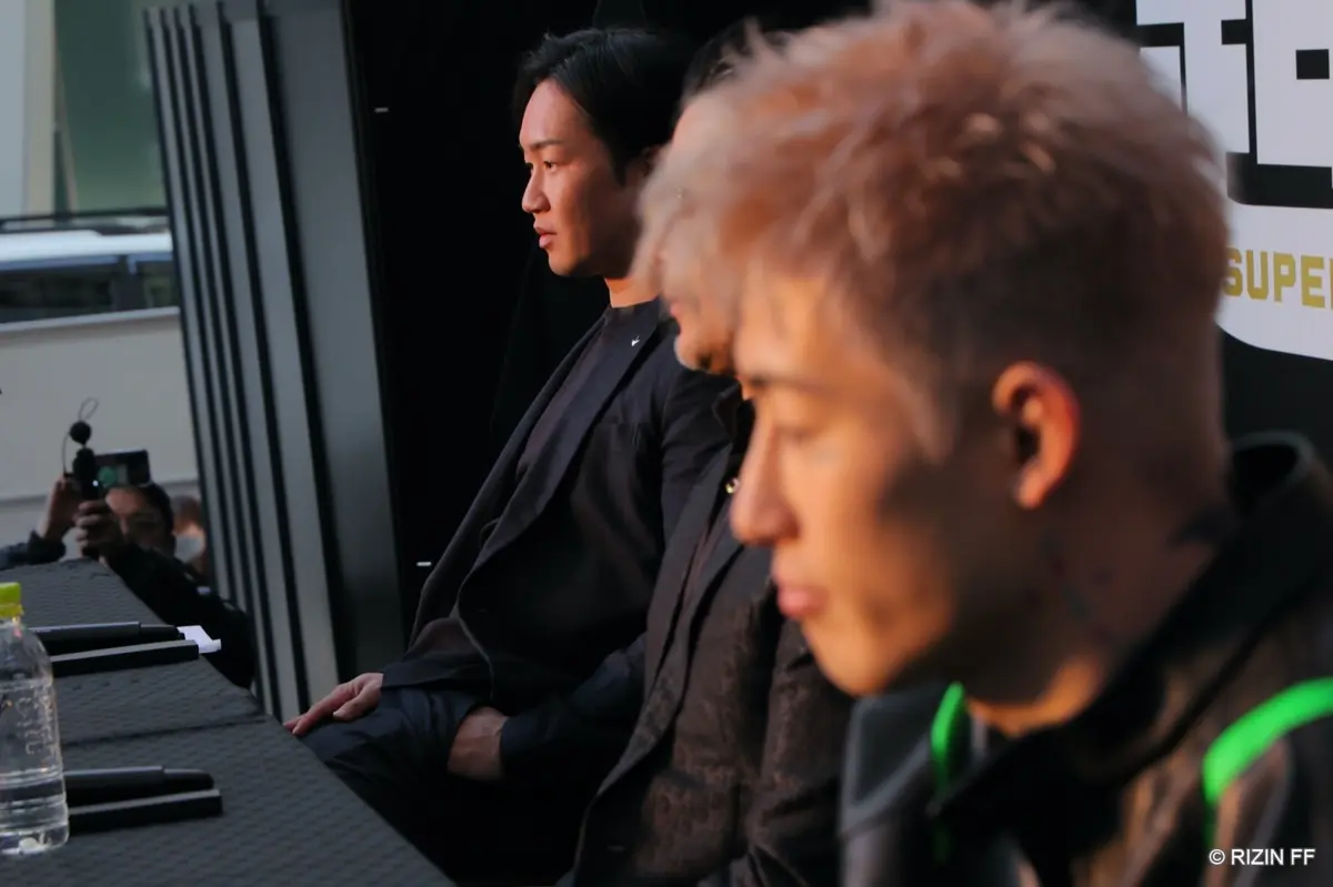 「超RIZIN.3」朝倉未来×平本蓮 緊急記者会見1