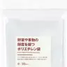 無印良品 野菜や果物の鮮度を保つポリエチレン袋 小