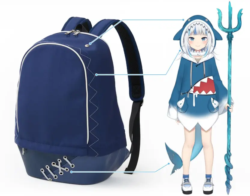 ホロライブがうる・ぐらをイメージした腕時計やバックパックが ホロライブがうる・ぐらをイメージした腕時計やバックパックが