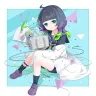 きゅんくんの2nd EP『天才をバカにしないで』のジャケット。イラストはYUtuKIさんによるもの。