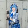ももさんによる星街すいせいさんのコスプレ②
