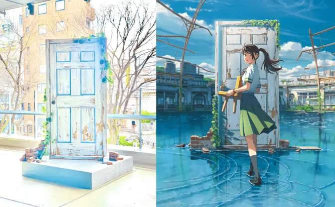 新海誠『すずめの戸締まり』の「扉」が渋谷に出現（※災いは起きません）