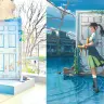 渋谷・MIYASHITA PARKに出現した扉。映画『すずめの戸締まり』に登場する扉と同型のもの