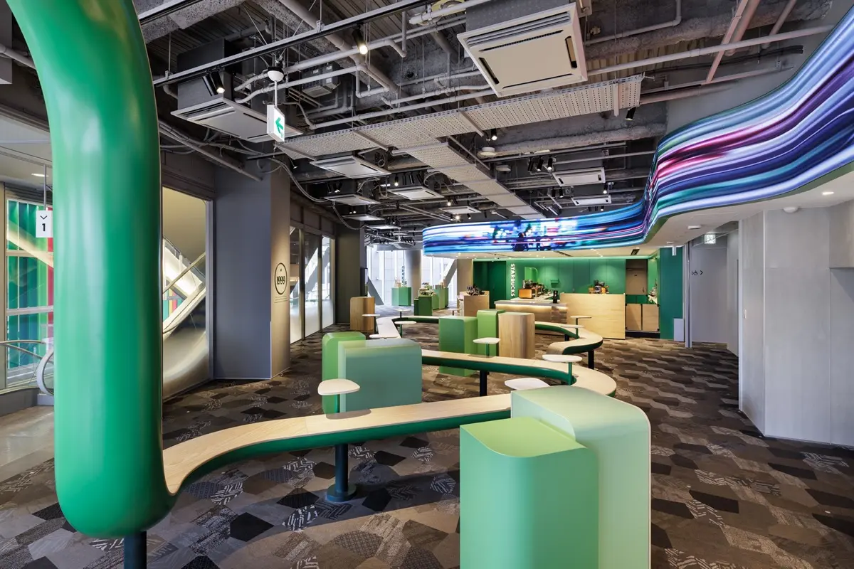 2階のスターバックスコーヒー／SHIBUYA TSUTAYA 2F