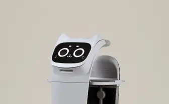 ネコ型配膳ロボット「ベラボット」がプラモデル化 表情がべらぼうに可愛い