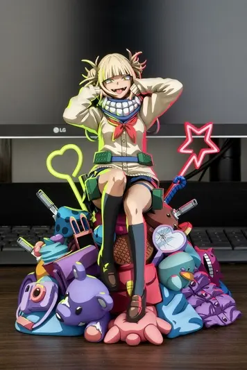 アニメ塗りのトガヒミコフィギュア①／画像はリペラボさんの提供