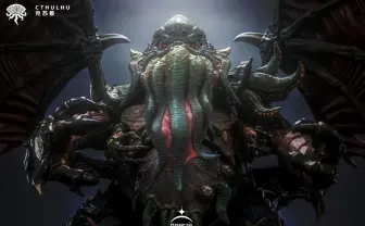 邪神“クトゥルフ”がアクションフィギュア化　触手や鉤爪の美麗な御姿で顕現