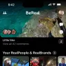 「BeReal」アプリ画面1