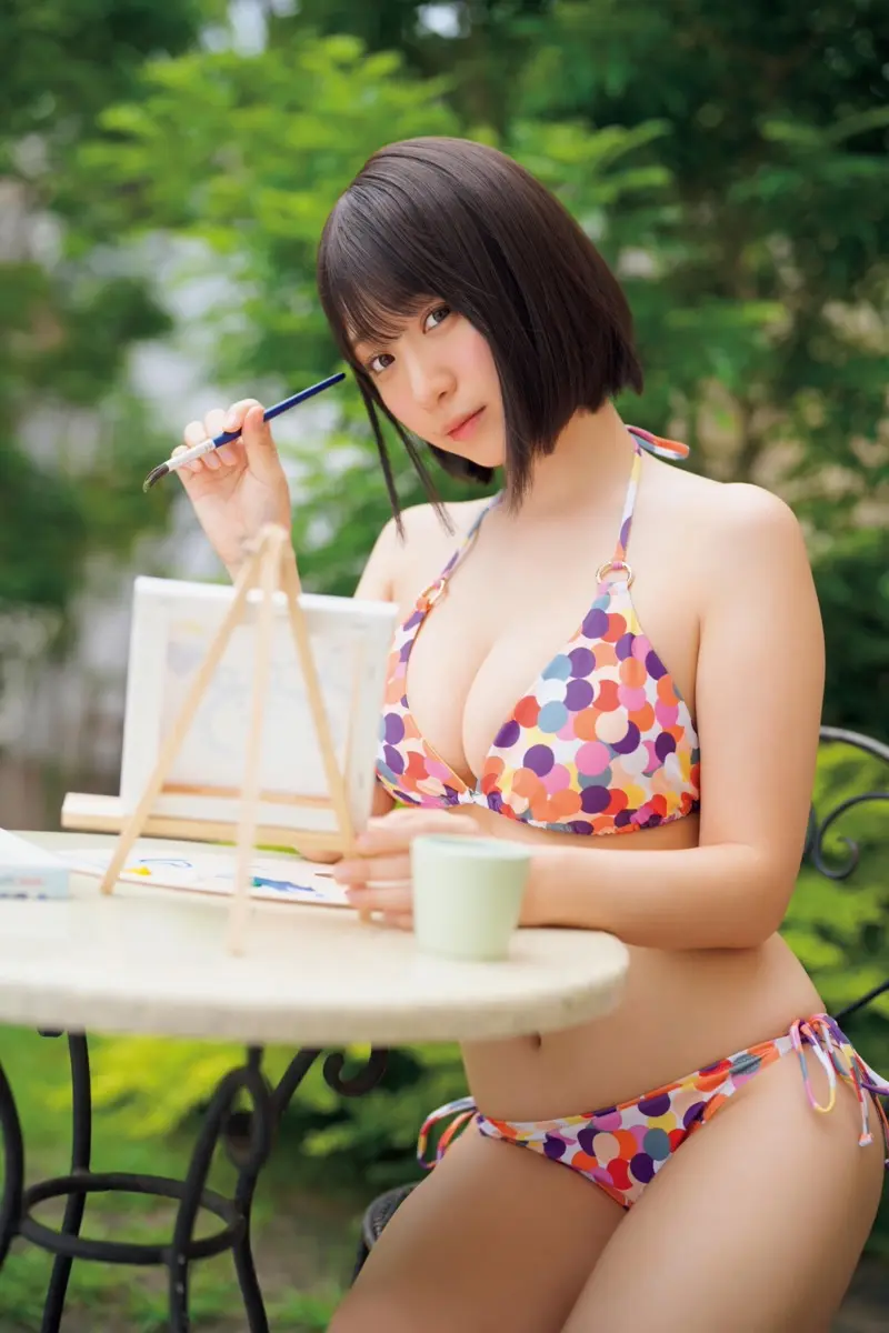 伊織もえ「ヤングアニマルWeb」でのグラビア 撮影／井田達也3