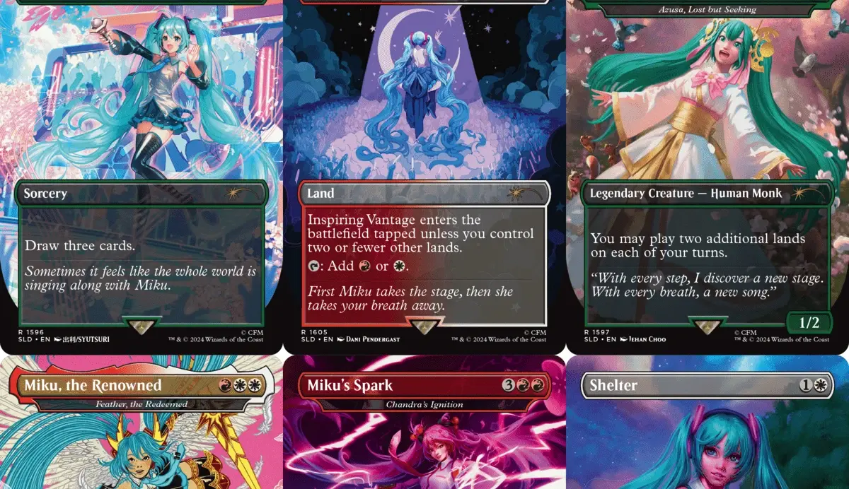 『マジック・ザ・ギャザリング』と初音ミクがコラボ 特別仕様のカードを6種発表