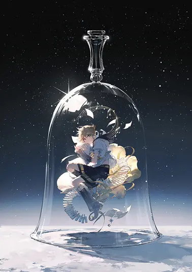 個展描き下ろし作品「asteroid」鏡音レン