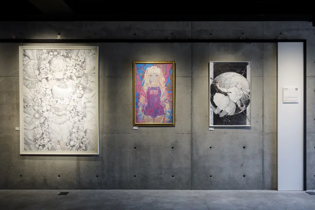「SSS Re＼arise」シリーズで展示された作品の一部