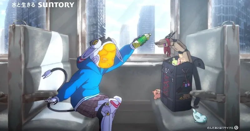 映像制作ユニット「擬態するメタ」が監督 アニメ「#伊右衛⾨の⾞窓にて」全3篇が公開