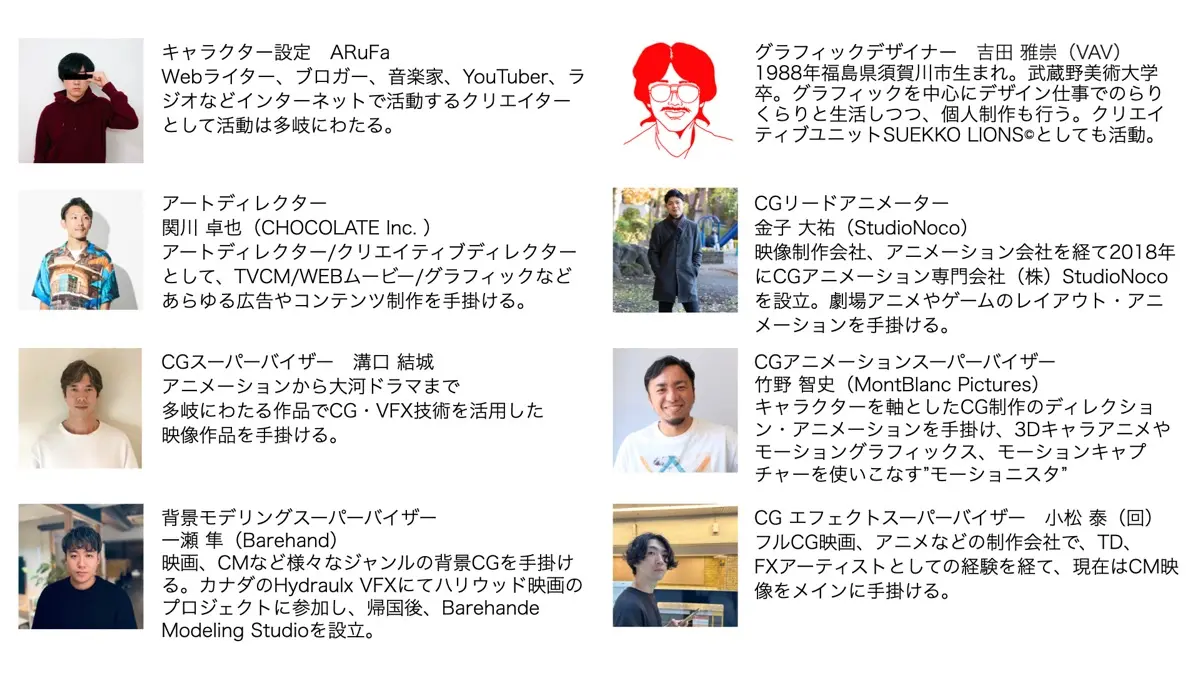 『KILLTUBE』制作陣の一部1