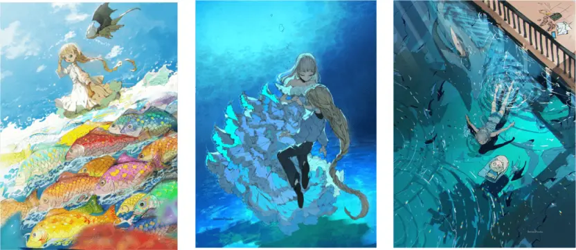 出水ぽすか企画展 Oceanic Tranquility Art Exhibition」キー 出水ぽすか企画展 Oceanic Tranquility Art Exhibition」キー