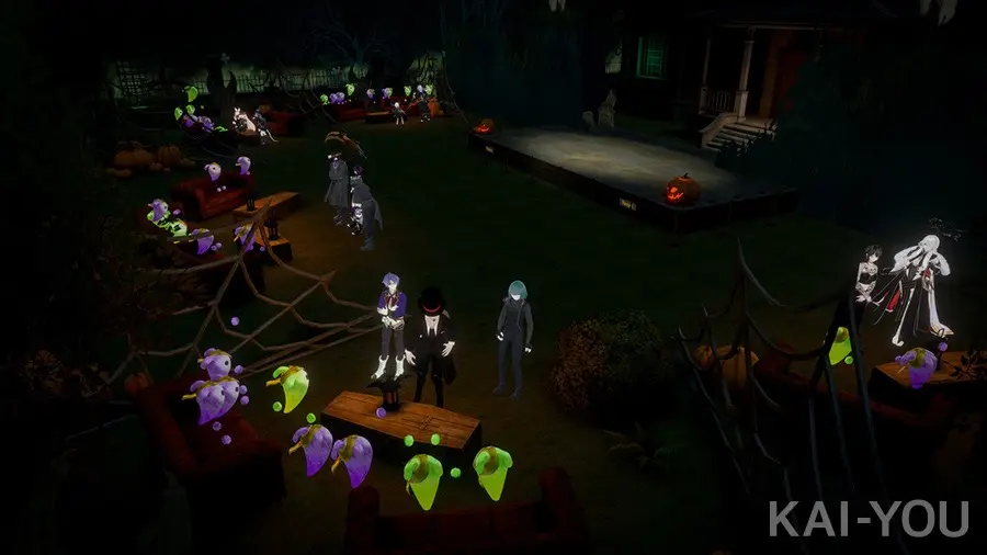 VRChatイベント「Scream Garden」の様子