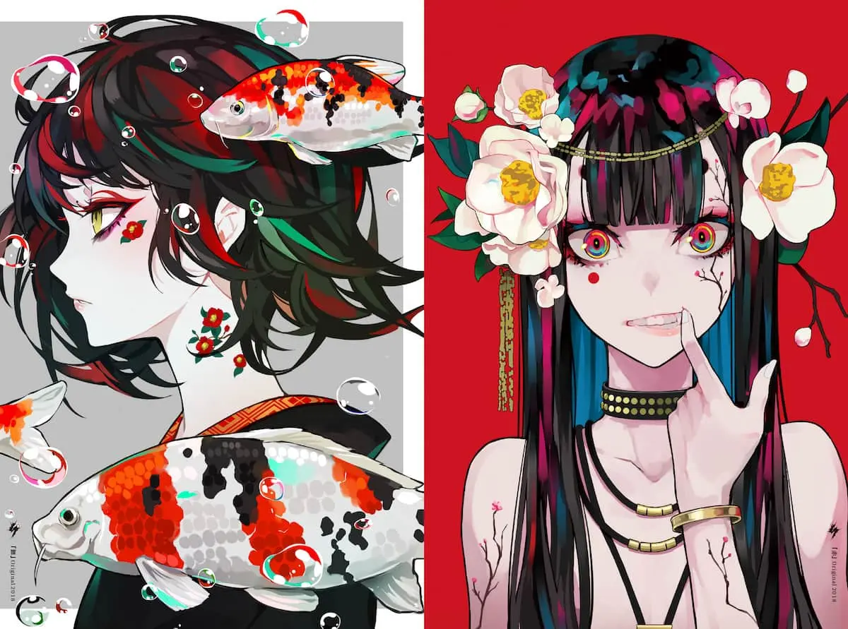 LAMさん初画集『いかづち』サンプル-2