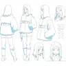 『轍を越えてゆけ』エススキャラクターデザイン