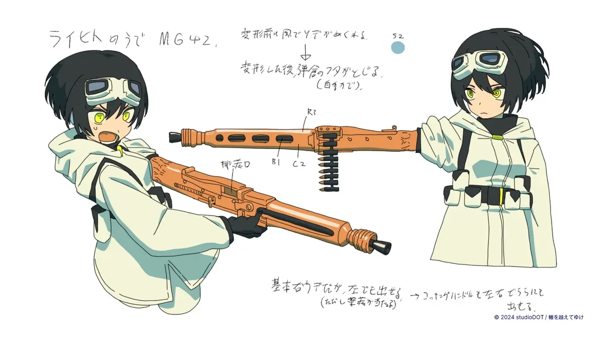 『轍を越えてゆけ』ライヒトキャラクターデザイン